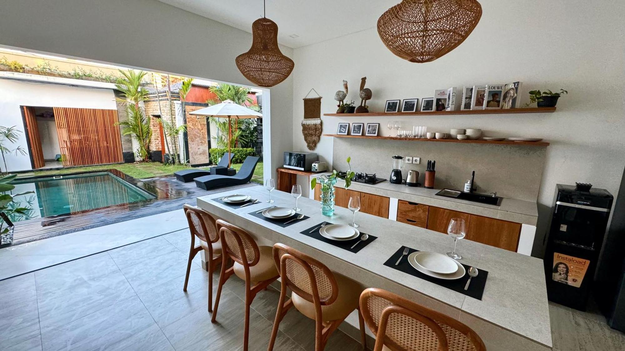 Villa Niu Center Canggu - Fattylion Buitenkant foto
